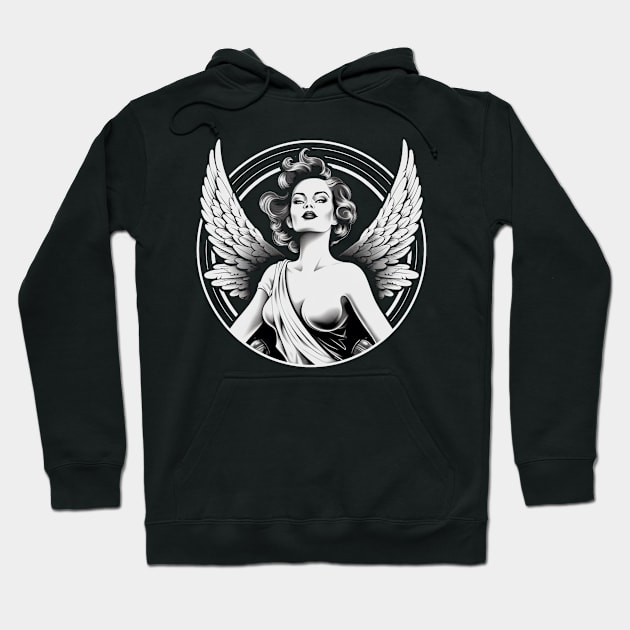 Winged Victory Hoodie by Graphic Grooves